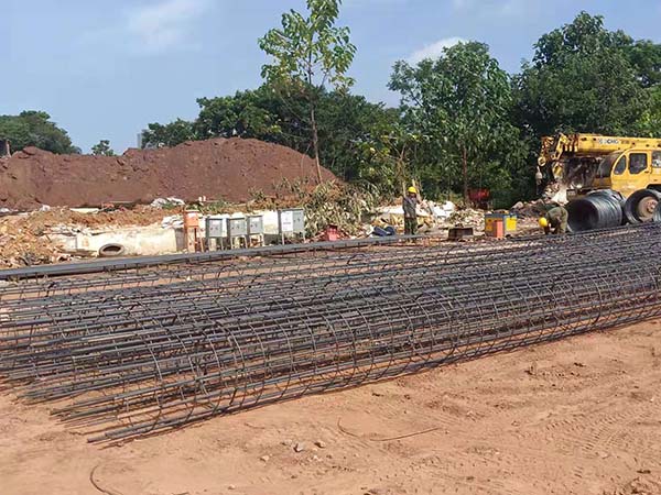 鋼筋籠現(xiàn)場